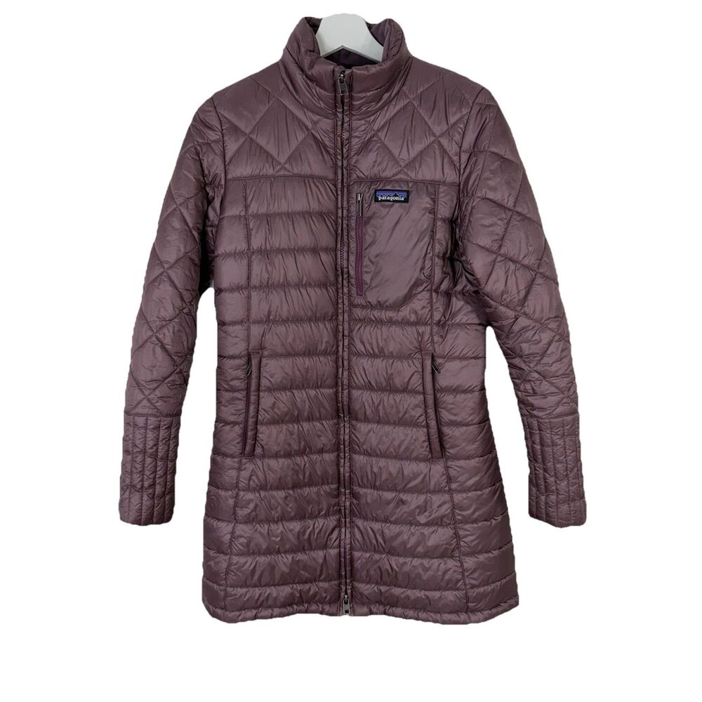 Patagonia Radalie Parka Long Puffer Coat Purple Size Small 27695